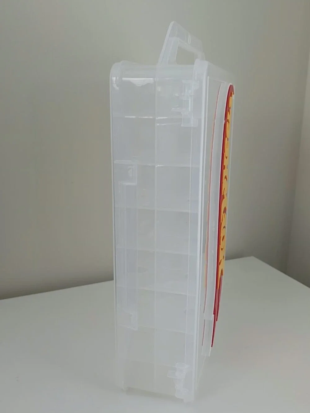 Clear Storage Case with Custom 3D-Printed Hot Wheels Emblem